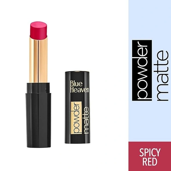 BLUE HEAVEN Powder Matte - Spicy Red (Spicy Red, 3.5 g) - 3.5gm