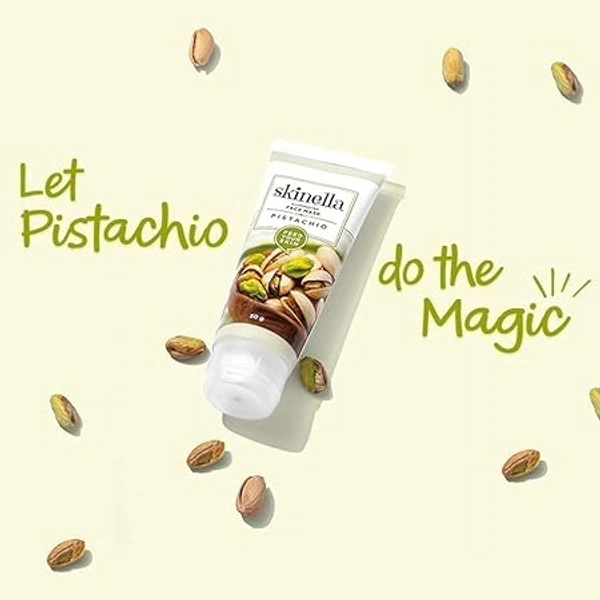 SKINELLA Pistachio Illuminating Face Mask (50 g) - 50g