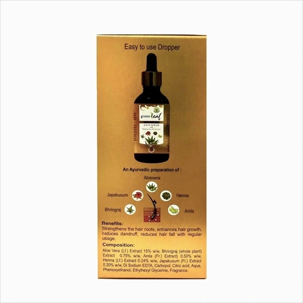 GREEN LEAF Greenleaf Anti Hair Fall Hair Serum  - 100ML