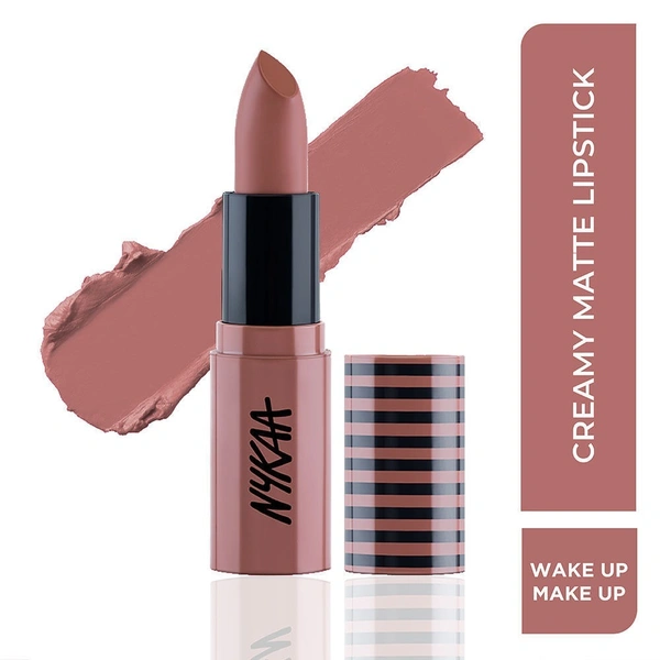 NYKAA Nykaa So Creme! Creamy Matte Lipstick - Wakeup Makeup