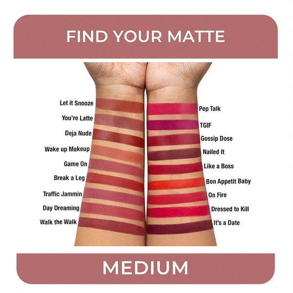 NYKAA Nykaa So Creme! Creamy Matte Lipstick - Wakeup Makeup