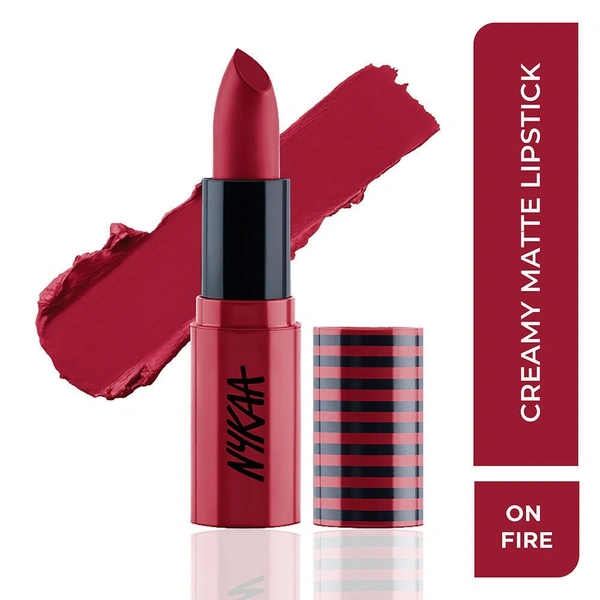 NYKAA Nykaa So Creme! Creamy Matte Lipstick - On Fire