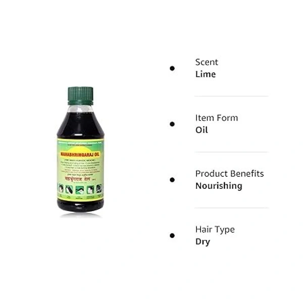 MAHABHRINGRAJ OIL Ramakrishna Vidyut Ayurved Pharmacy Maka Mahabhringaraj Oil, 100 ml - 100ML
