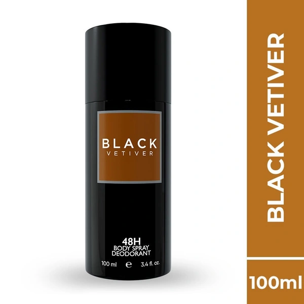 COLORBAR BLACK - VETIVER DEO FOR MEN Deodorant Spray  -  For Men & Women (100 ml)