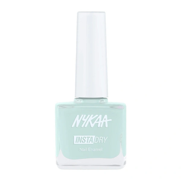 NYKAA Nykaa Insta Dry Fast Drying Nail Enamel Polish Mint Memory 356 - Mint