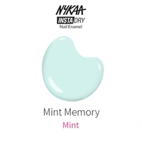 NYKAA Nykaa Insta Dry Fast Drying Nail Enamel Polish Mint Memory 356 - Mint
