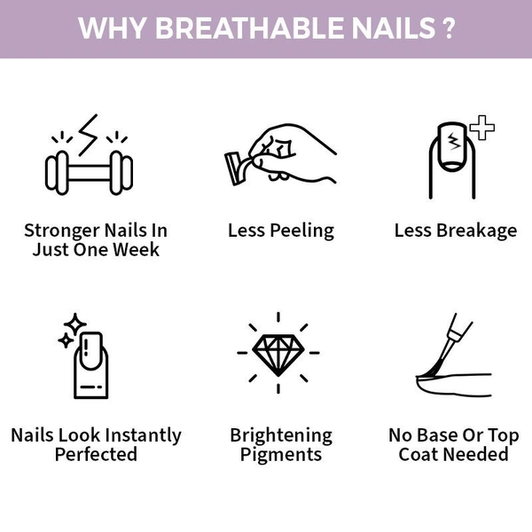 NYKAA Nykaa Breathable Nail Enamel - Keep Calm - 310