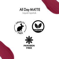 NYKAA Nykaa All Day Matte Waterproof, Transfer Proof, 12H Liquid Lipstick - Girl Gang