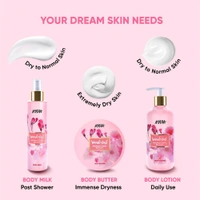 Nykaa Wanderlust Japanese Cherry Blossom Body Lotion- 8hr Moisture Lock + Non-Greasy + 0% Paraben