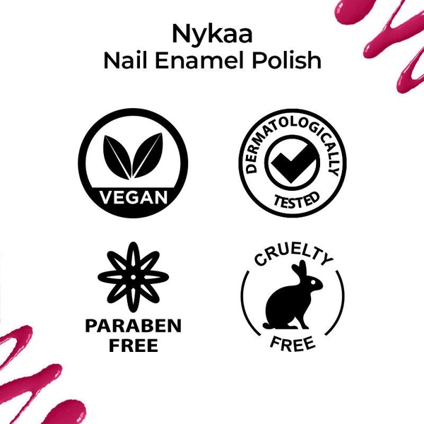 NYKAA Nykaa Nail Enamel Polish - Strawberry Tart 24