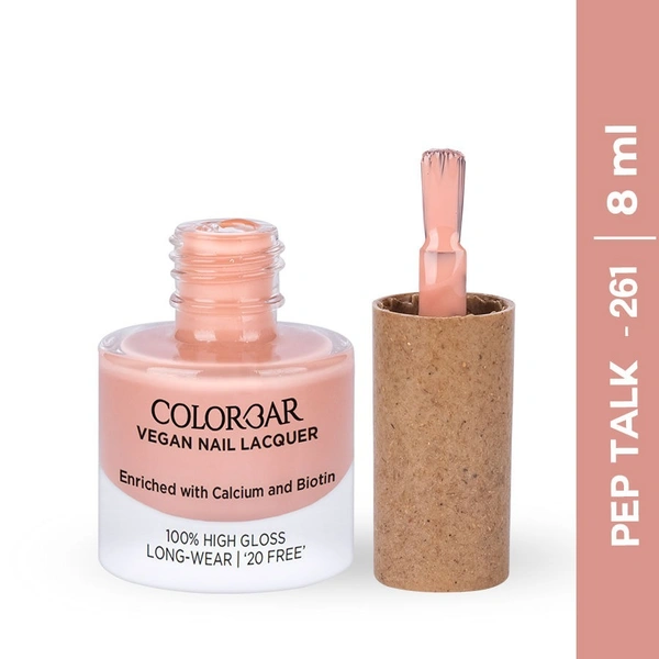 COLORBAR VEGAN NAIL LACQUER (Pep Talk 261) Pink ()