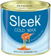 Sleek Chocolate and Cold Wax 600 gm, Waxing Strips (70 Pcs,110 GSM) and 1 Waxing Knife Wax (1200 g, Set of 4)