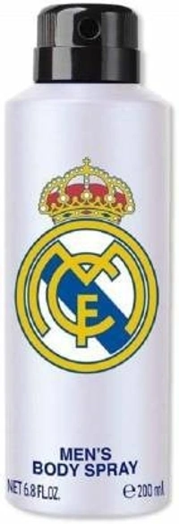 Real Madrid Three WHITE Deodorant Spray for Men Deodorant Spray  -  For Men (600 ml, Pack of 3) - 3