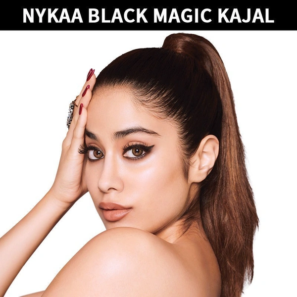 NYKAA Black Magic Kajal (Black, 0.5 g)