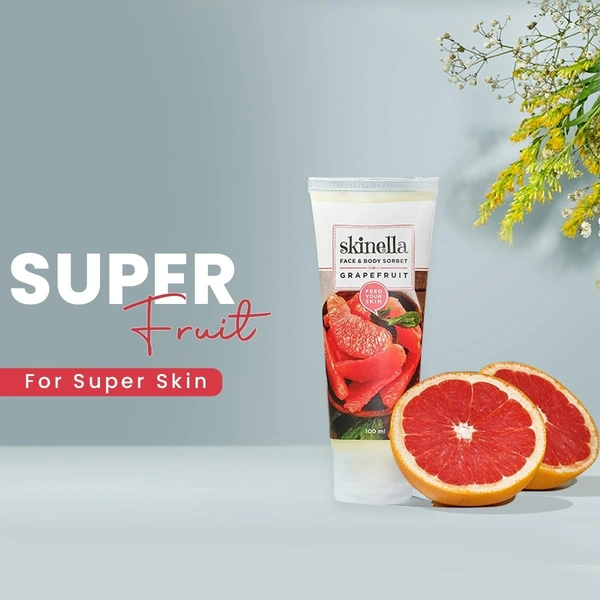 SKINELLA Grapefruit Face & Body Sorbet (100 ml)