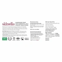 SKINELLA Apricot Seed Scrub Soap (Pack of 3) (3 x 33.33 g)