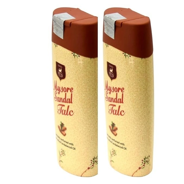 MYSORE SANDAL Sandal Talc (2 x 200 g)