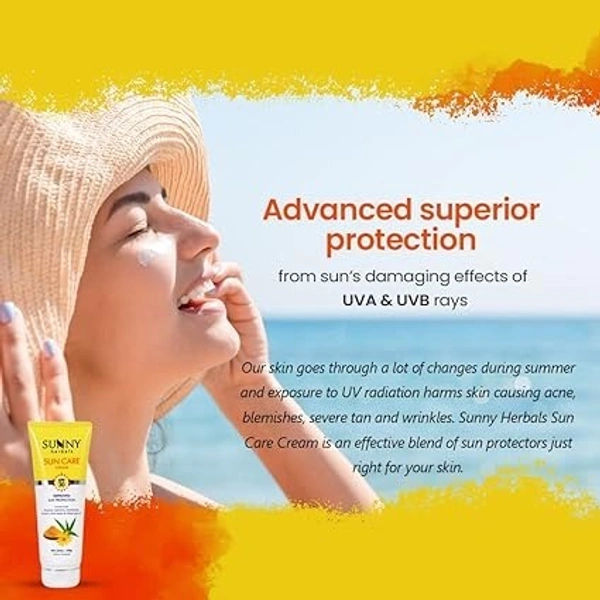 SUNNY Sunscreen - SPF 30 PA+ Sun Care Cream SPF 30 (100 g)