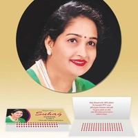 SuAhag Supreme Kumkum Round Bindi Box with 15 Flaps Size 4 diameter 6mm Red forehead Red Bindis Women Red Bindis (Bengali Bindi ,Marathi , mulgi)