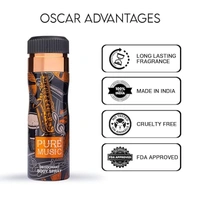 OSCAR Pure Music Deo 200 ml Deodorant Spray  -  For Men & Women