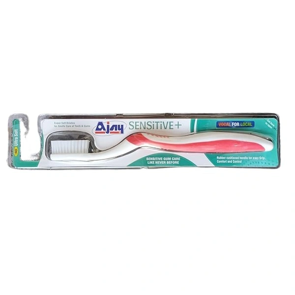 Ajay sensitive + toothbrush (Pack of 3 ) sensitive plus Ultra Soft Toothbrush