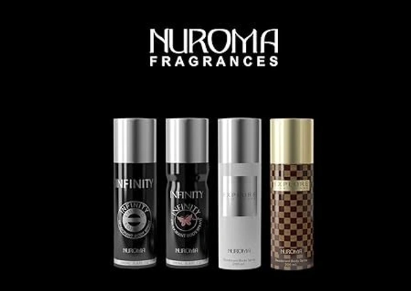 NUROMA Infinity Limited Edition Deodorant Spray  -  For Men (200 ml)