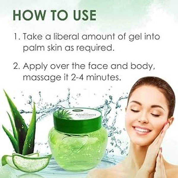 GREEN LEAF Green Leaf Pure Aloe Vera Skin Gel  ( 120gm x 2 Pack Of )