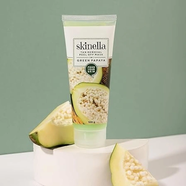 SKINELLA Green Papaya Tan Removal Peel Off Mask (100 ml)
