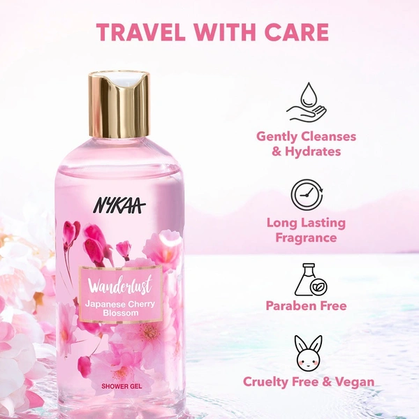 Wanderlust Shower Gel - Japanese Cherry Blossom