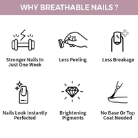 NYKAA Nykaa Breathable Nail Enamel - Peace Out - 313