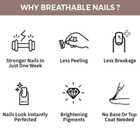 NYKAA Nykaa Breathable Nail Enamel - Moon Dance - 311