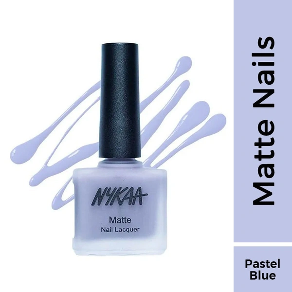 NYKAA Nykaa Matte Nail Lacquer - Blueberry Frosting 16