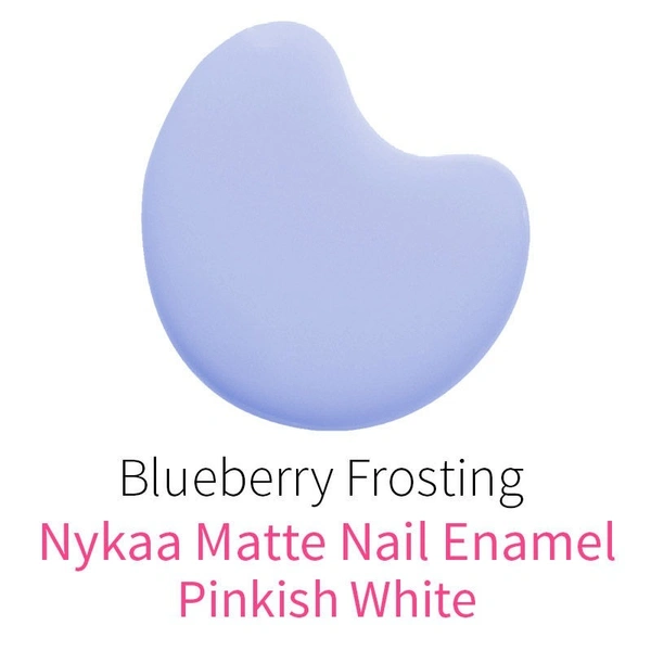 NYKAA Nykaa Matte Nail Lacquer - Blueberry Frosting 16