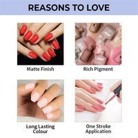 NYKAA Nykaa Matte Nail Lacquer - Blueberry Frosting 16
