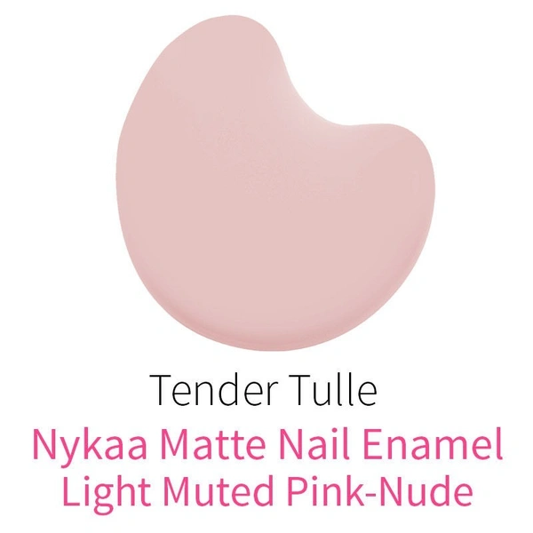Nykaa Matte Nail Enamel Polish - Tender Tulle 153