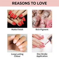 Nykaa Matte Nail Enamel Polish - Tender Tulle 153