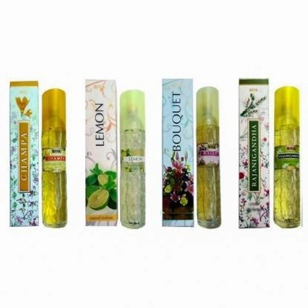 RIYA CHAMPA, LEMON, BOUQUET, RAJNIGANDHA Spray (4 x 200 ml) - 1