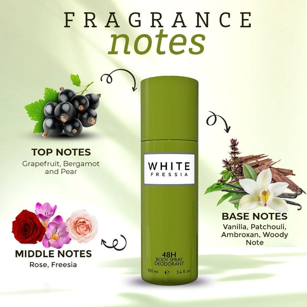 Colorbar White Fressia Deodorant