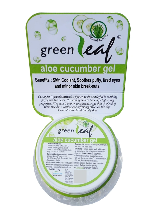 GREEN LEAF Greenleaf Aloe Cucumber Gel  - 120GM