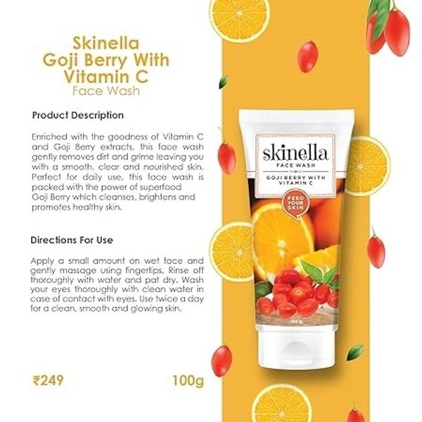 SKINELLA Goji Berry  (100 ML) Face Wash (100 ml)