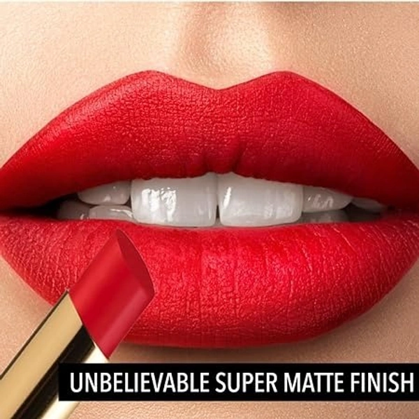 BLUE HEAVEN Hyper stay Super Matte Lipstick Caramel Cult(714) (Brown, 2.2 g)
