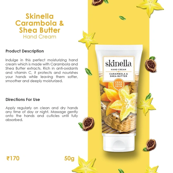 SKINELLA Carambola & Shea butter Hand Cream (50 g)