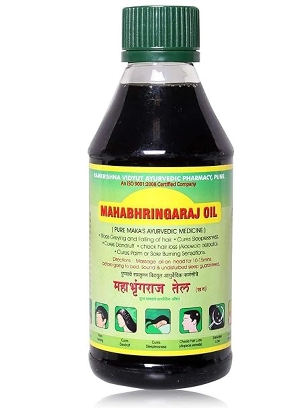 MAHABHRINGRAJ OIL Ramakrishna Vidyut Ayurved Pharmacy Maka Mahabhringaraj Oil, 100 ml - 100ML