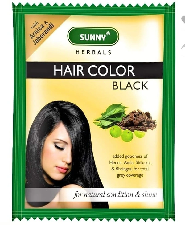 SUNNY Black Hair Colour Pack Of 5Pcs.