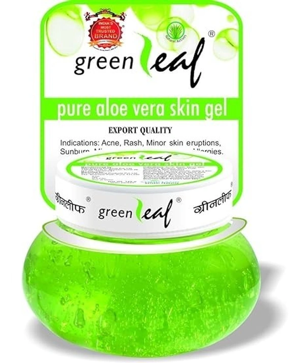 GREEN LEAF Green Leaf Pure Aloe Vera Skin Gel  ( 120gm x 2 Pack Of )