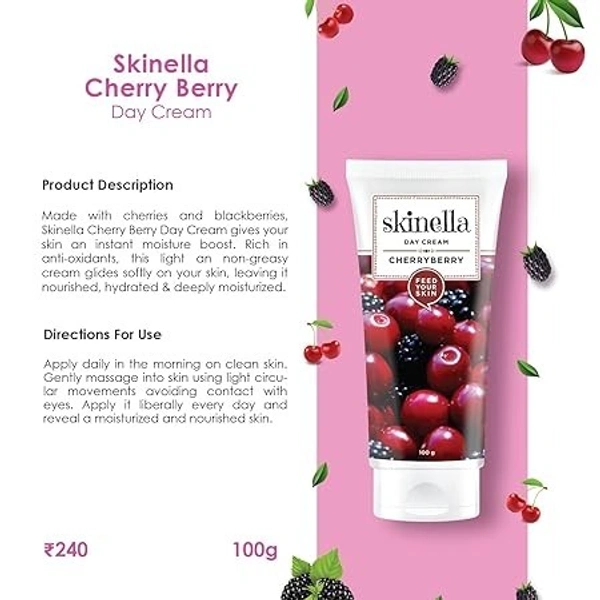 SKINELLA Cherry Berry Day Cream (100 g)