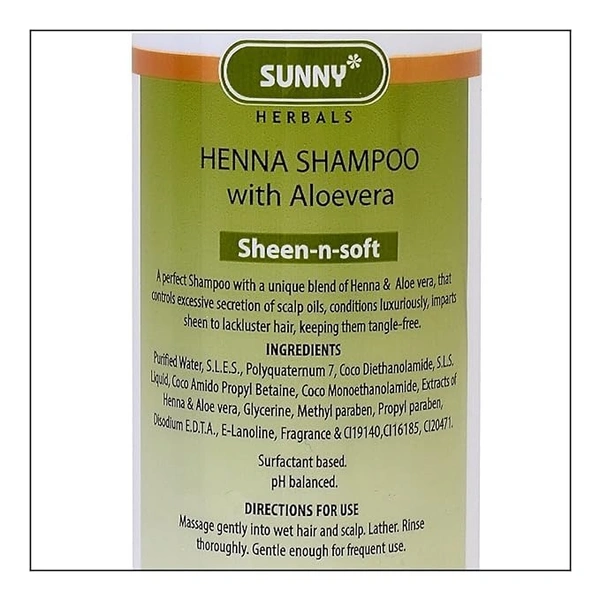 SUNNY Henna Shampoo with Aloe Vera (250 ml) - 150ml