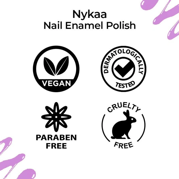 NYKAA Nykaa Nail Enamel Polish - Lavender Crush 142
