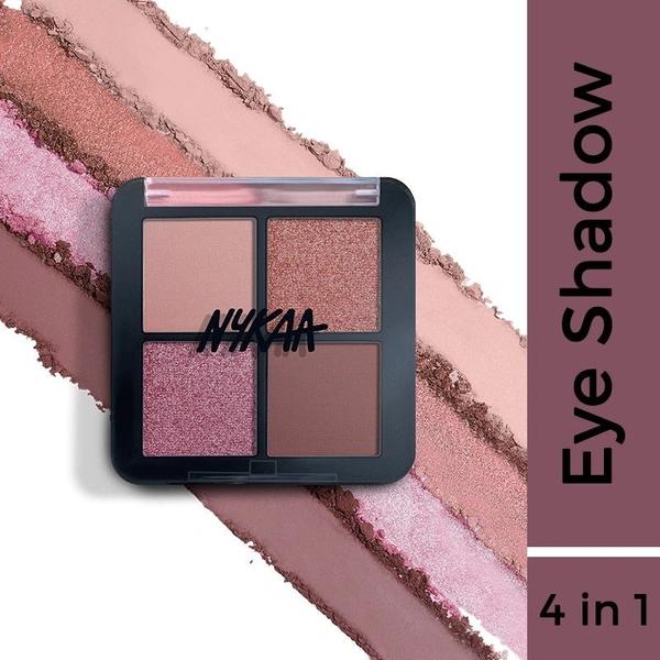 NYKAA Nykaa Cosmetics Eyes On Me! 4 in 1 Quad Eyeshadow Palette - Birthday Bash