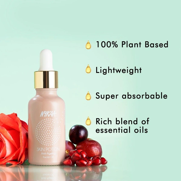 Nykaa Naturals Anti-Ageing Serum Oil with Pomegranate & Marula Oil